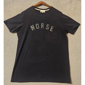 Norse Projects Niels Classic Ivy Logo Short Sleeve T Shirt Men's Size Medium